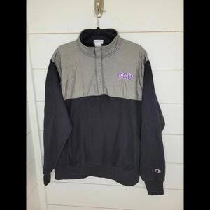 TCU Champion XL grey & black with logo sweatshirt